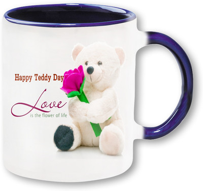 

PhotogiftsIndia happy valentine day with teddy 01.jpg Ceramic Mug(325 ml)