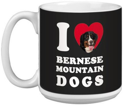 

Tree-Free Greetings Free Greetings XM29010 I Heart Bernese Mountain Dogs Artful Jumbo, 20-Ounce Foam Mug(60 ml), Multicolor