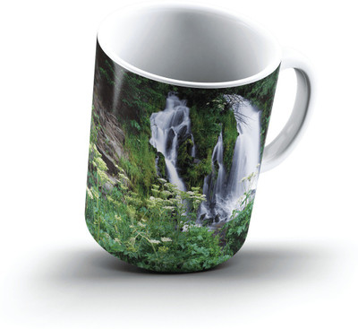 

Ucard Landscape852818 Bone China, Ceramic, Porcelain Mug(325 ml), Multicolor