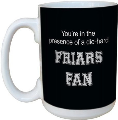 

Tree-Free Greetings Greetings lm44852 Friars College Basketball Ceramic with Full-Sized Handle, 15-Ounce Ceramic Mug(60 ml), Multicolor