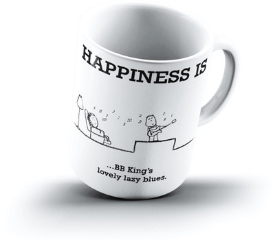 

Ucard Happiness Is1740 Bone China, Ceramic, Porcelain Mug(325 ml)