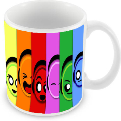 

Sleep Nature's SN-MG-358 Ceramic Mug(350 ml), Multicolor