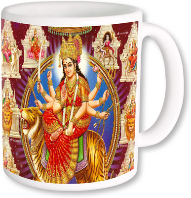 

PhotogiftsIndia Nav Devi Ceramic Mug(325 ml)