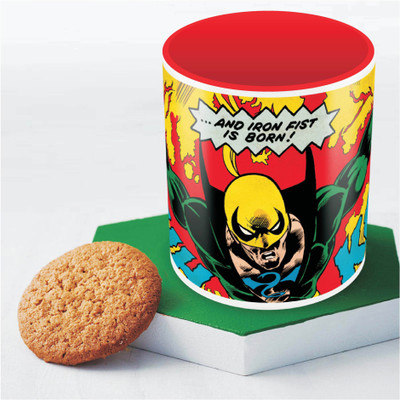 

Marvel Comics Iron Fist Officially Licensed Ceramic Mug(350 ml), Multicolor