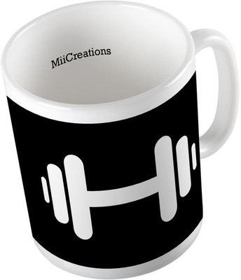 

MiiCreations Printed My Gym Is My Church | My Sweat Is My Prayers | My Strength Is My Salvation Ceramic Mug(325 ml), Multicolor