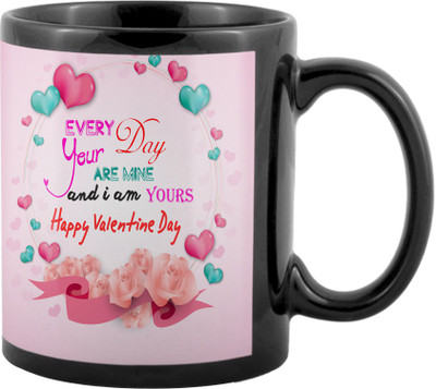 

SKY TRENDS Valentine Gifts For Special Girlfriend,Boyfriend,Wife,Husband,design 34 Ceramic Mug(325 ml), Black