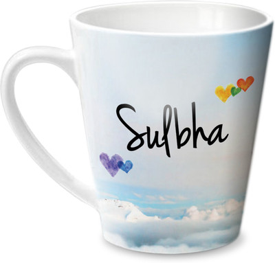 

Hot Muggs Simply Love You Sulbha Conical Ceramic Mug(350 ml)