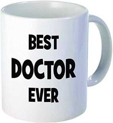 

Rikki Knight LLC Knight Best Doctor Ever 11 oz Ceramic Coffee Cup Ceramic Mug(60 ml), Multicolor