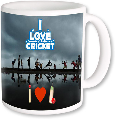 

PhotogiftsIndia I Love Cricket 06 Ceramic Mug(325 ml)