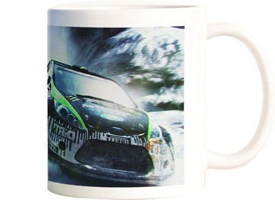 

Rangeele Inkers Dirt 3 snow Race Ceramic Mug(300 ml), Multicolor