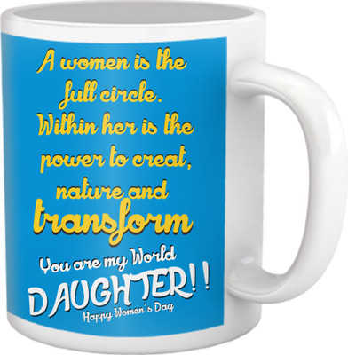 41% OFF on Tied Ribbons You Are My World Daughter Coffee Ceramic Mug(350 ml) 41% OFF on Tied Ribbons You Are My World Daughter Coffee Ceramic Mug(350 ml)