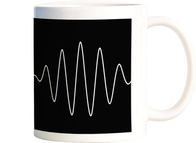 

Rangeele Inkers Scribble Lines Ceramic Mug(300 ml), Multicolor
