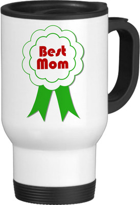56% OFF on TIED RIBBONS Best Mom White-Travel Ceramic Coffee Mug(600 ml)