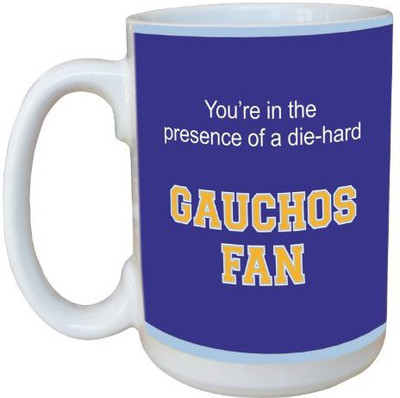 

Tree-Free Greetings Greetings lm44924 Gauchos College Basketball Ceramic with Full-Sized Handle, 15-Ounce Ceramic Mug(60 ml), Multicolor