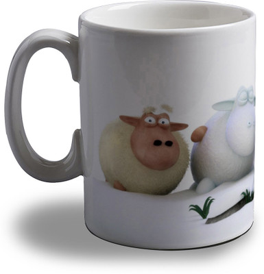 

Artifa Black Sheep Porcelain, Ceramic Mug(350 ml), Multicolor