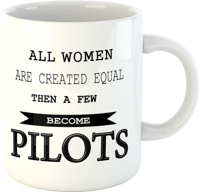 

Deeher Gifts Women Engineers Ceramic Mug(350 ml), Black;white