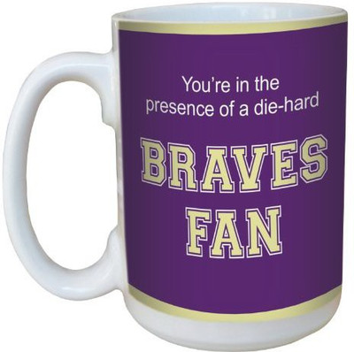 

Tree-Free Greetings Greetings lm44625 Braves College Basketball Ceramic with Full-Sized Handle, 15-Ounce Ceramic Mug(60 ml), Multicolor