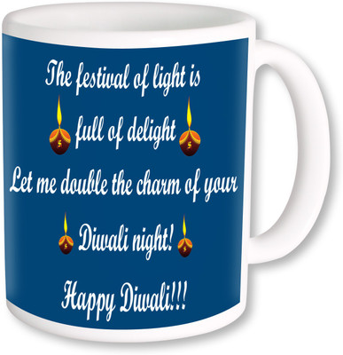 

PhotogiftsIndia Subh Deepawali 022 Ceramic Mug(325 ml), Multicolor