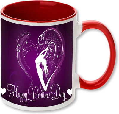 

Heyworlds happy valentine day gifts 0054 Ceramic Mug(325 ml), Multicolor