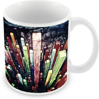 

Sleep Nature's SN-MG-2137 Ceramic Mug(350 ml), Multicolor