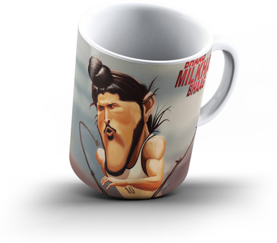

Ucard Bhaag Milkha Bhaag825 Bone China, Ceramic, Porcelain Mug(325 ml), Multicolor