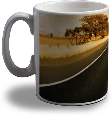 

Artifa Long Road Porcelain, Ceramic Mug(350 ml), Multicolor