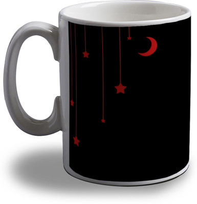 

Artifa Moon And Stars Porcelain, Ceramic Mug(350 ml), Multicolor