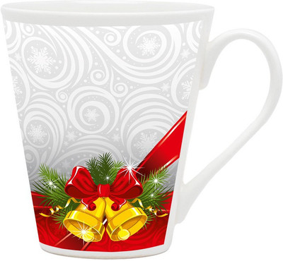 

Homesogood Shining Christmas Bells Ceramic Mug(355 ml)