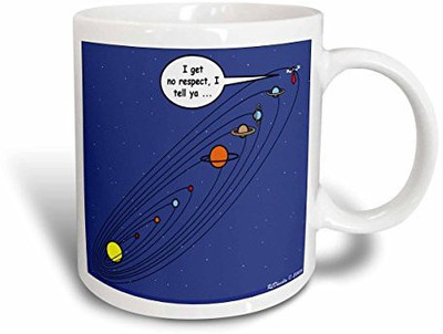 

3dRose Pluto Loses Planet Status Ceramic, 15 oz, White Ceramic Mug(60 ml), Multicolor