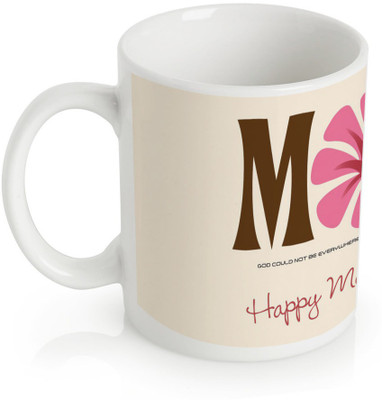 60% OFF on StyBuzz Floral Mothers Day Porcelain Coffee Mug(300 ml)