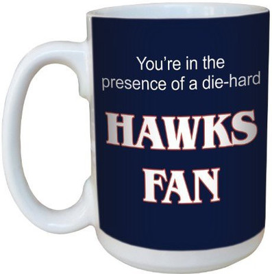 

Tree-Free Greetings Greetings lm44140 Hawks Basketball Fan Ceramic with Full-Sized Handle, 15-Ounce Ceramic Mug(60 ml), Multicolor