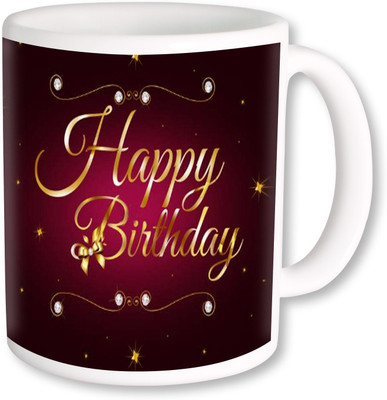 

PhotogiftsIndia Happy Birthday Gifts 05 Ceramic Mug(325 ml), Multicolor