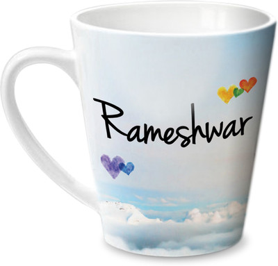 

Hot Muggs Simply Love You Rameshwar Conical Ceramic Mug(350 ml)