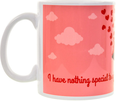 

Halowishes Valentine's Day Ceramic Mug(325 ml), Multicolor