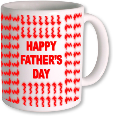 

PhotogiftsIndia Happy Fathers Day 180 Ceramic Mug(350 ml), White