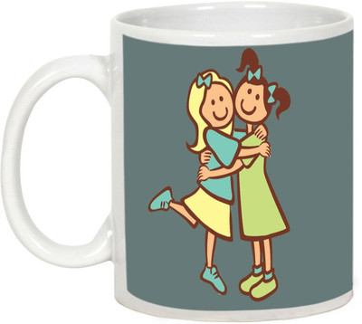 

AllUPrints Friendship Day Gifts - Dear Best Friend Ceramic Mug(325 ml), White