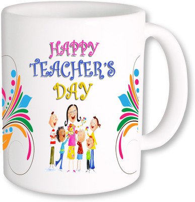 

PhotogiftsIndia Happy Teachers Day 004 Ceramic Mug(325 ml), Multicolor