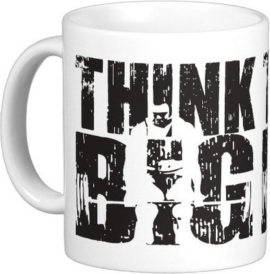 Exoctic Silver MUG104 Ceramic Mug(250 ml), White