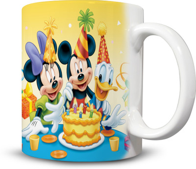 

Ackme Design Birthday Cool Coffees Ceramic Mug(325 ml), Multicolor