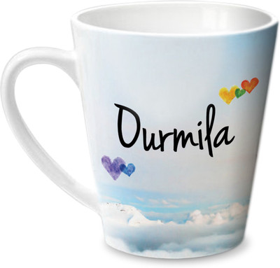 Hot Muggs Simply Love You Ourmila Conical Ceramic Mug(350 ml)