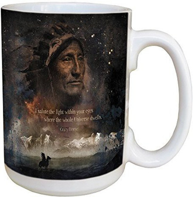 

Tree-Free Greetings Greetings 45630 Angi and Silas The Light Within Ceramic with Full-Sized Handle, 15-Ounce Ceramic Mug(60 ml), Multicolor