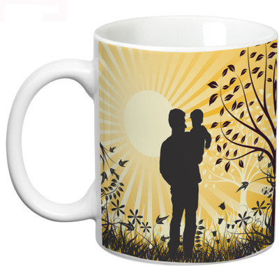 

Prithish Father & Son Ceramic Mug(330 ml), Multicolor
