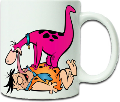 

Maison N Mode Man Kill Coffee Ceramic Mug(330 ml), Multicolor