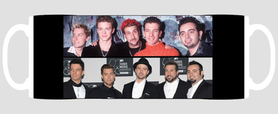

Mooch Wale N Sync Then And Now Ceramic Mug(325 ml), Multicolor