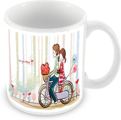

Sleep Nature's SN-MG-955 Ceramic Mug(350 ml), Multicolor
