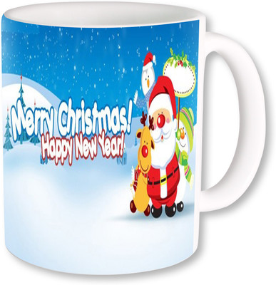 

PhotogiftsIndia Merry Christmas 027 Ceramic Mug(325 ml), Multicolor