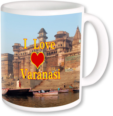 

PhotogiftsIndia I Love Varanasi Ceramic Mug(325 ml)