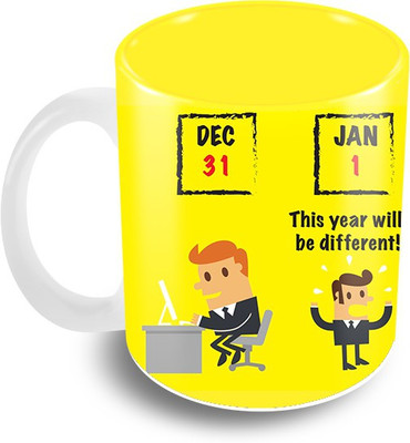 

The Crazy Me 2016 Ceramic Mug(325 ml), Multicolor