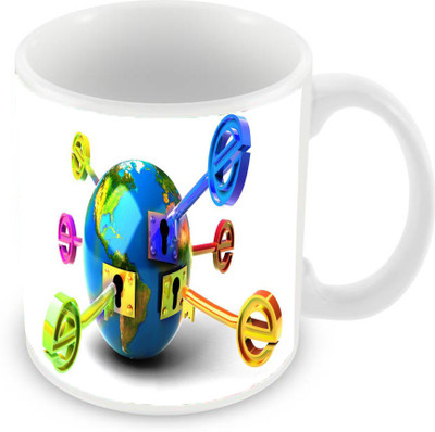 

Sleep Nature's SN-MG-529 Ceramic Mug(350 ml), Multicolor