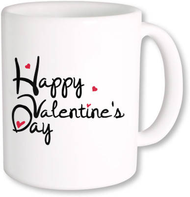 

Heyworlds happy valentine gifts 0025 Ceramic Mug(325 ml), Multicolor